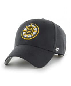 Boston Bruins 47 Brand Black MVP Adjustable Hat