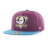 Anaheim Ducks 47 Brand Plum No Shot Two Tone Snapback Hat