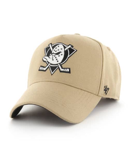 Anaheim Ducks 47 Brand Khaki MVP Snapback Hat