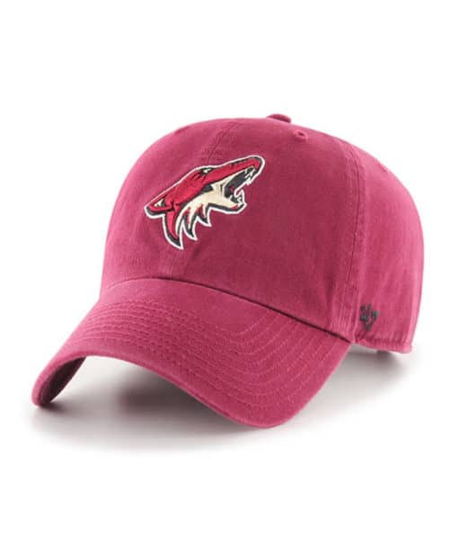 Arizona Coyotes 47 Brand Cardinal Clean Up Adjustable Hat
