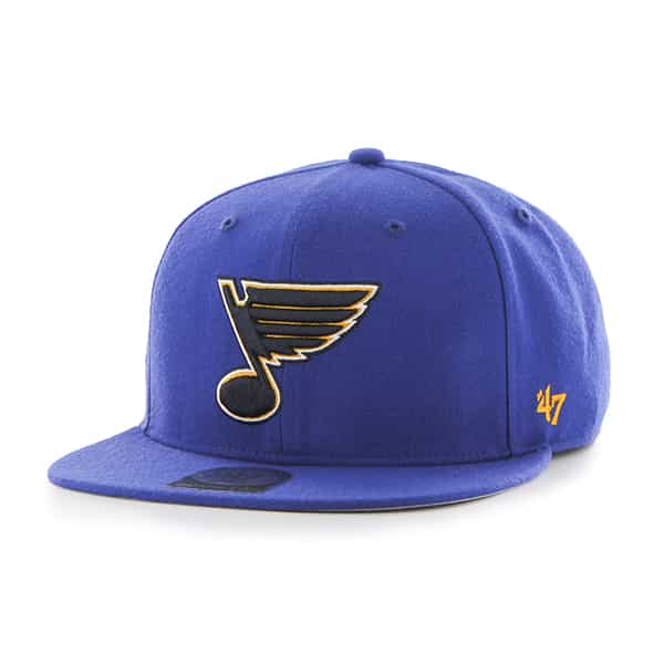 St Louis Blues Sure Shot Royal 47 Brand Adjustable Hat