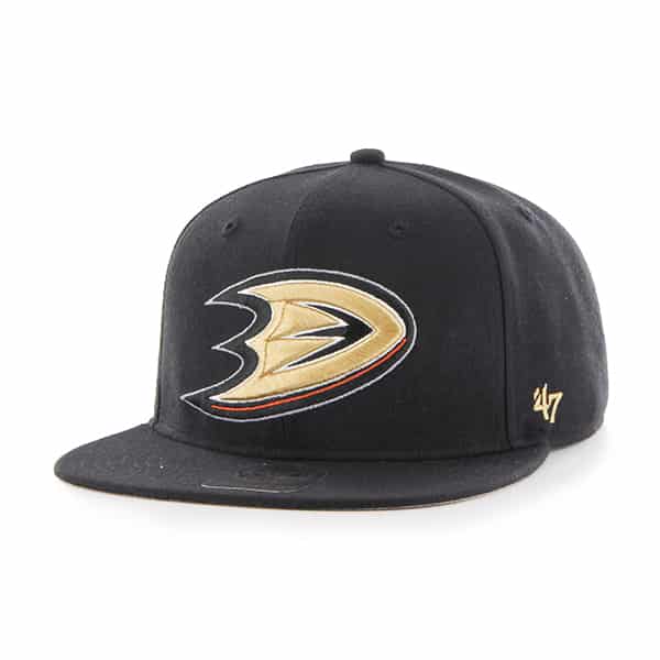 Anaheim Ducks Sure Shot Black 47 Brand Adjustable Hat