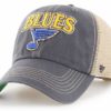 St. Louis Blues 47 Brand Vintage Navy Tuscaloosa Clean Up Mesh Snapback Hat