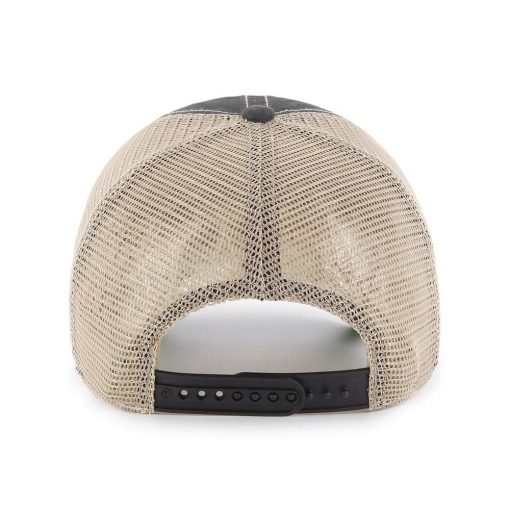 Baylor Bears 47 Brand Tuscaloosa Vintage Black Clean Up Snapback Hat - Image 2
