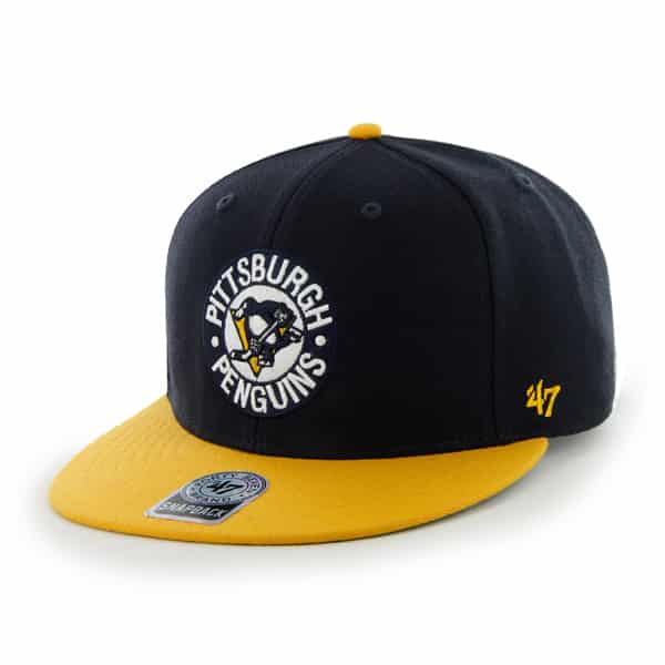 Pittsburgh Penguins Big Shot Navy 47 Brand Adjustable Hat