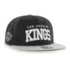 Los Angeles Kings 47 Brand Vintage Black Gray Snapback Adjustable Hat