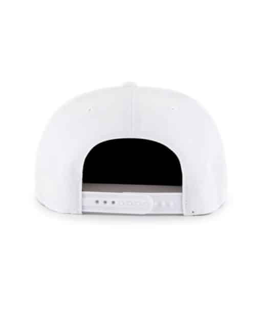 Hartford Whalers 47 Brand Vintage White Claude Snapback Hat - Image 2