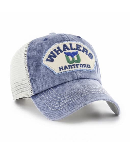 Hartford Whalers 47 Brand Vintage Dyer Denali Clean Up Mesh Snapback Hat
