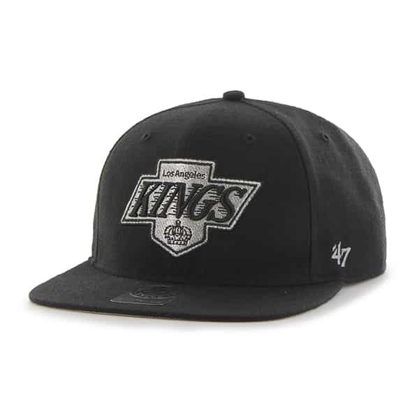 Los Angeles Kings Sure Shot Black 47 Brand Adjustable Hat - Detroit ...