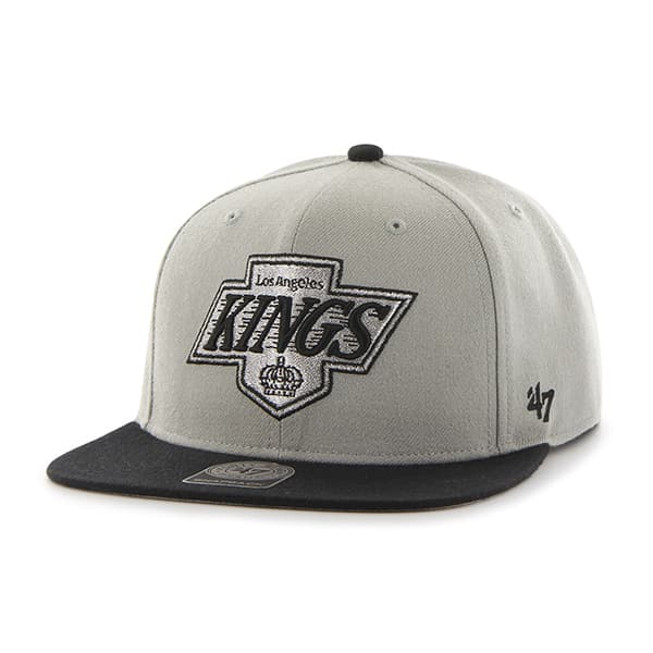 Los Angeles Kings Sure Shot Two Tone Captain Gray 47 Brand Adjustable ...