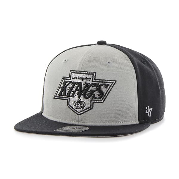 Los Angeles Kings Sure Shot Accent Captain Black 47 Brand Adjustable ...