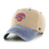 New York Knicks 47 Brand Khaki Eldin Clean Up Adjustable Hat