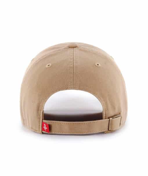 Houston Rockets 47 Brand Khaki Clean Up Adjustable Hat - Image 2