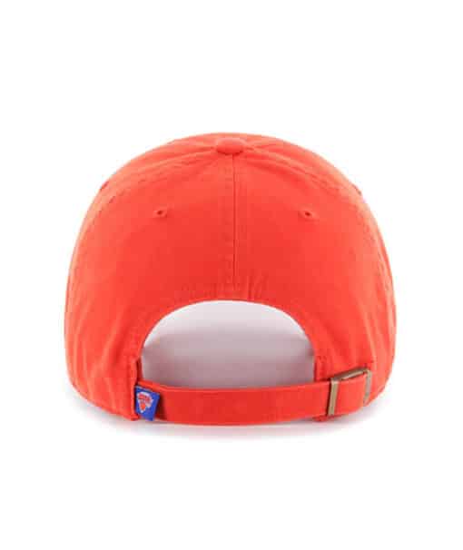 New York Knicks 47 Brand Orange Clean Up Adjustable Hat - Image 2