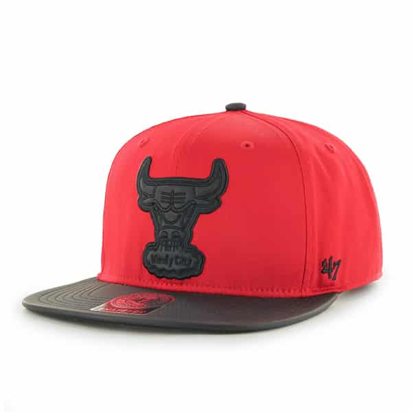 Chicago Bulls Delancey Captain Red 47 Brand YOUTH Hat