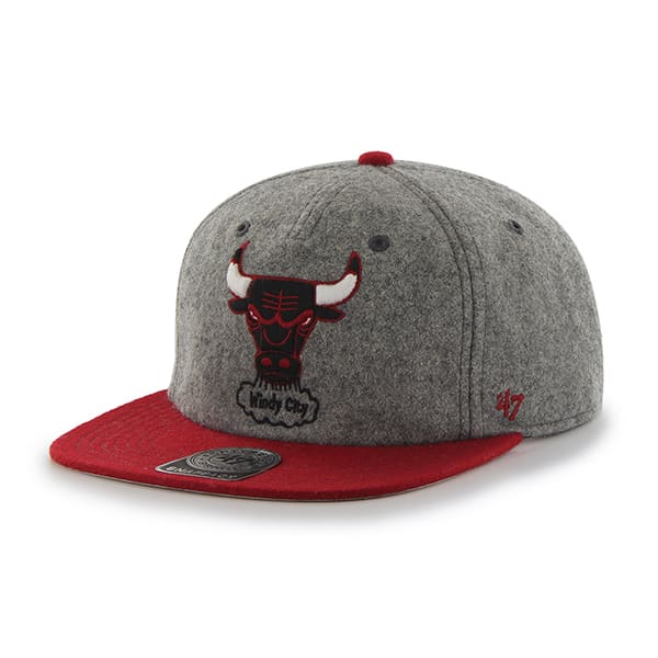 Chicago Bulls Hempstead Captain Rf Gray 47 Brand Adjustable Hat
