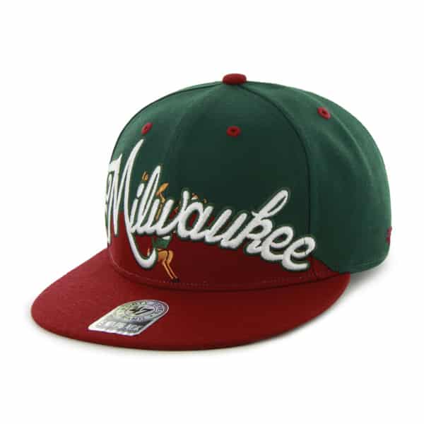 Milwaukee Bucks Jenni Bigz Dark Green 47 Brand Adjustable Hat
