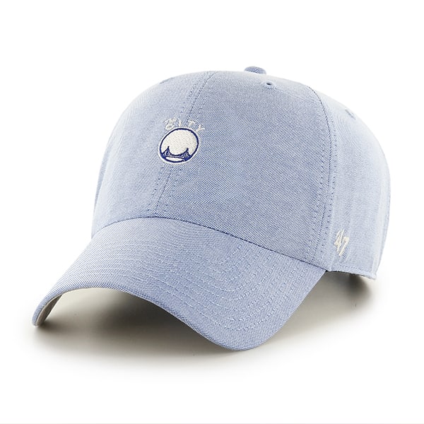 Golden State Warriors Monument Salute Clean Up Periwinkle 47 Brand Adjustable Hat