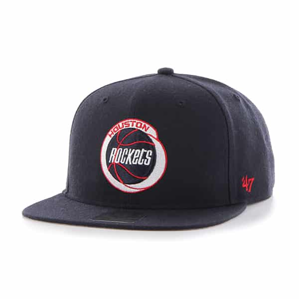 Houston Rockets No Shot Captain Navy 47 Brand Adjustable Hat