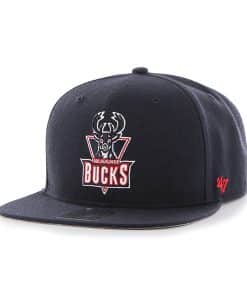 Milwaukee Bucks No Shot Captain Navy 47 Brand Adjustable Hat