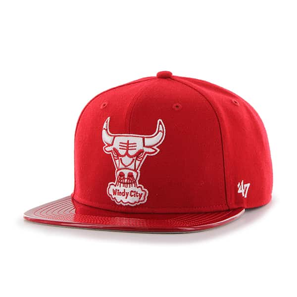 Chicago Bulls Shinedown Alt Captain Red 47 Brand Adjustable Hat