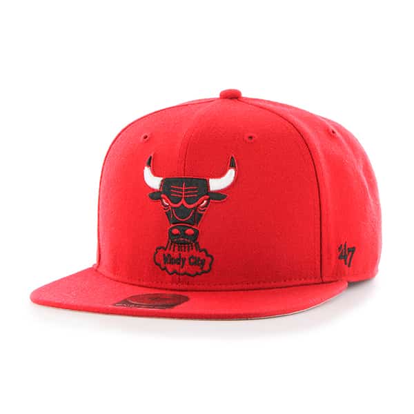 Chicago Bulls Sure Shot Red 47 Brand Adjustable Hat