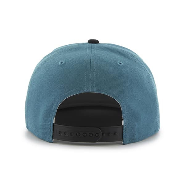 Detroit Pistons Sure Shot Two Tone Captain Dark Teal 47 Brand Adjustable Hat Detroit Game Gear