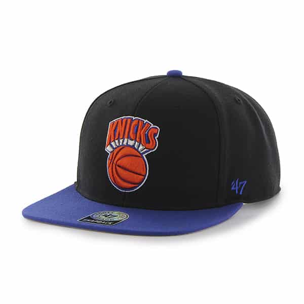 New York Knicks Sure Shot Two Tone Captain Black 47 Brand Adjustable ...