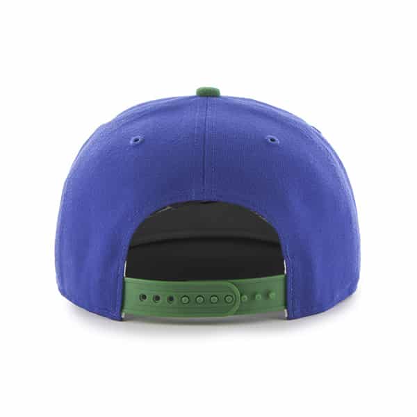 Minnesota Timberwolves Sure Shot Two Tone Captain Royal 47 Brand Adjustable Hat - Image 2