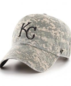 Kansas City Royals 47 Brand Digital Camo Clean Up Adjustable Hat