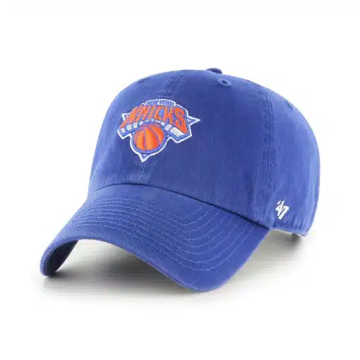 New York Knicks 47 Brand Blue Clean Up Adjustable Hat