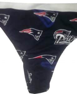 New England Patriots SMALL Women's Navy Keynote Thong