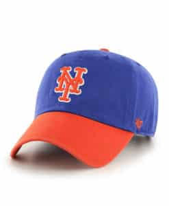 New York Mets 47 Brand Blue Orange Clean Up Adjustable Hat