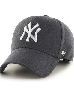 New York Yankees MVP Charcoal 47 Brand Adjustable Hat