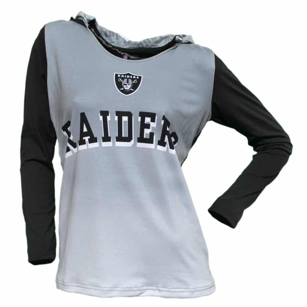 Oakland Raiders Ladies Cameo Hoodie Detroit Game Gear
