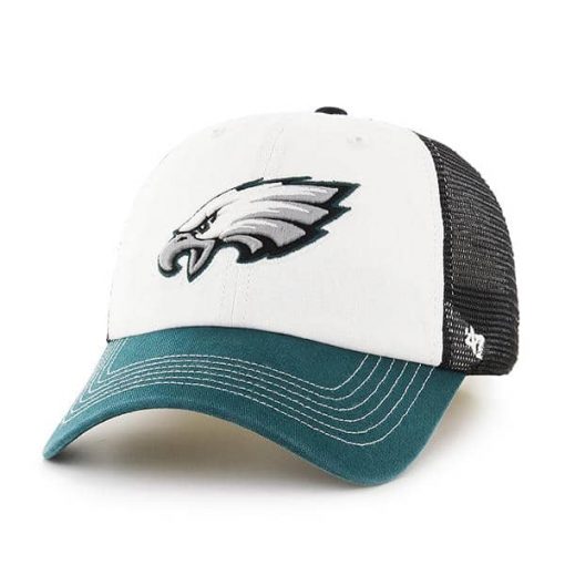 Philadelphia Eagles Mckinley Closer Black 47 Brand Stretch Fit Hat