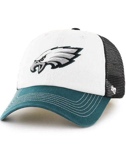 Philadelphia Eagles Mckinley Closer Black 47 Brand Stretch Fit Hat ...