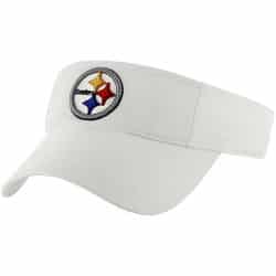 Pittsburgh Steelers Clean Up White 47 Brand Adjustable Visor