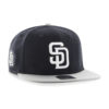 San Diego Padres 47 Brand Navy Gray Sure Shot Snapback Adjustable Hat