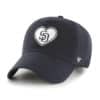 San Diego Padres Women's 47 Brand Navy Courtney Clean Up Adjustable Hat