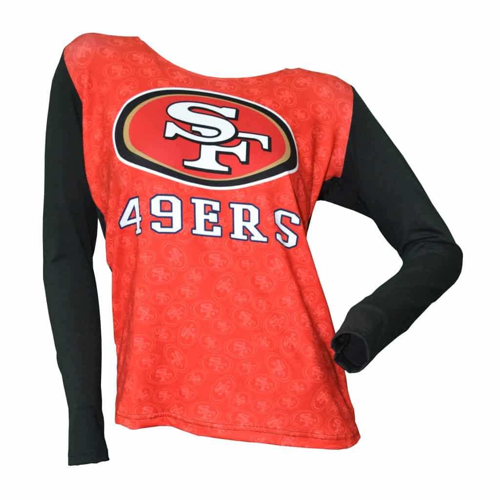 San Francisco 49ers Ladies Dynamic Hoodie - Detroit Game Gear