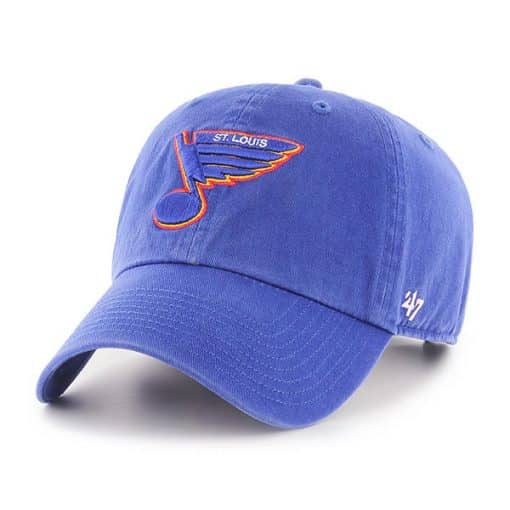 St. Louis Blues 47 Brand Vintage Blue Clean Up Adjustable Hat