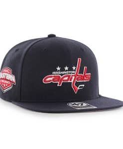 Casquette 47 Brand Adjustable – Washington Capitals, Marine, 100% Coton