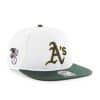 Oakland Athletics 47 Brand White Green Sure Shot Snapback Hat