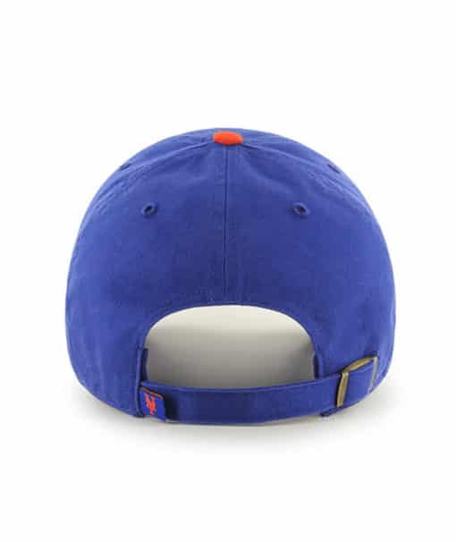 New York Mets 47 Brand Blue Orange Clean Up Adjustable Hat - Image 2