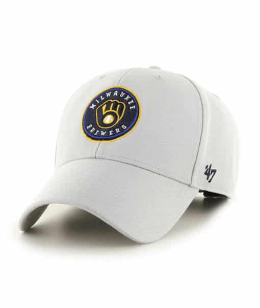 Milwaukee Brewers 47 Brand Gray MVP Adjustable Hat