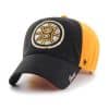 Boston Bruins Women's 47 Brand Sparkle Black Gold Clean Up Adjustable Hat