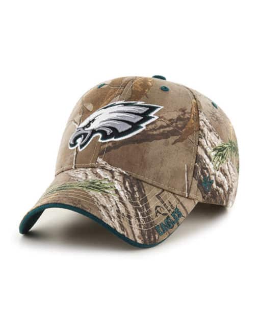Philadelphia Eagles 47 Brand Realtree Camo Frost Adjustable Hat