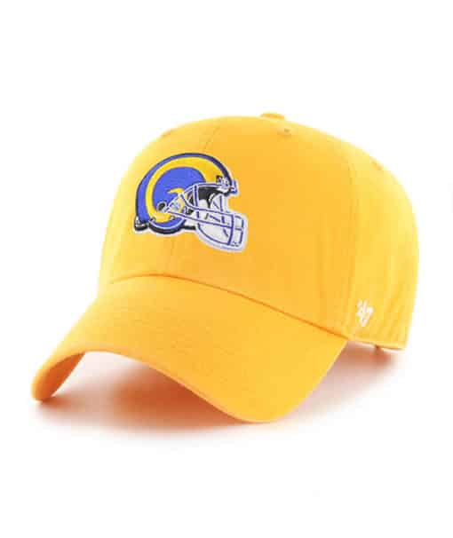 Los Angeles Rams 47 Brand Retro Gold Clean Up Adjustable Hat