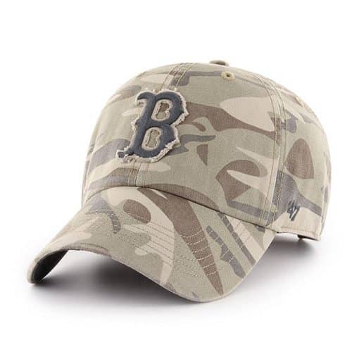 Boston Red Sox 47 Brand Camo Tarpoon Faded Adjustable Hat